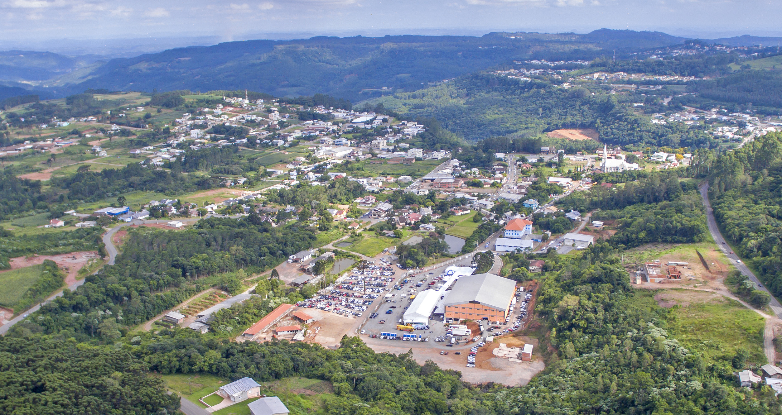 Vista aérea de São Pedro da Serra