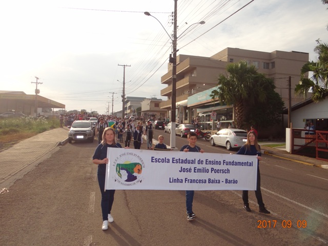 Participação Escola E.E.F. José Emilio Poersch - Barão